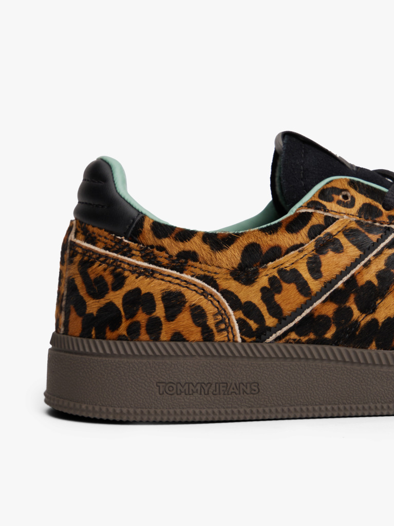 Multi The Greenwich Leopard Print Trainers  Women