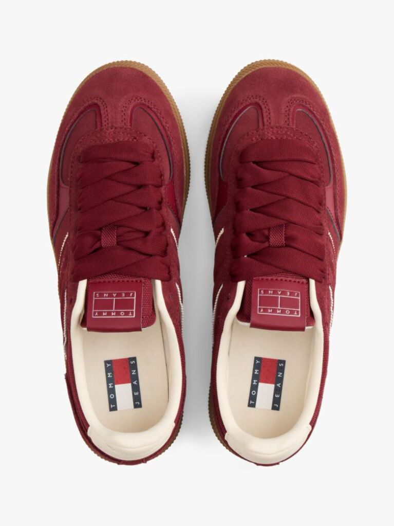 Red The Greenwich Suede Trainers  Women