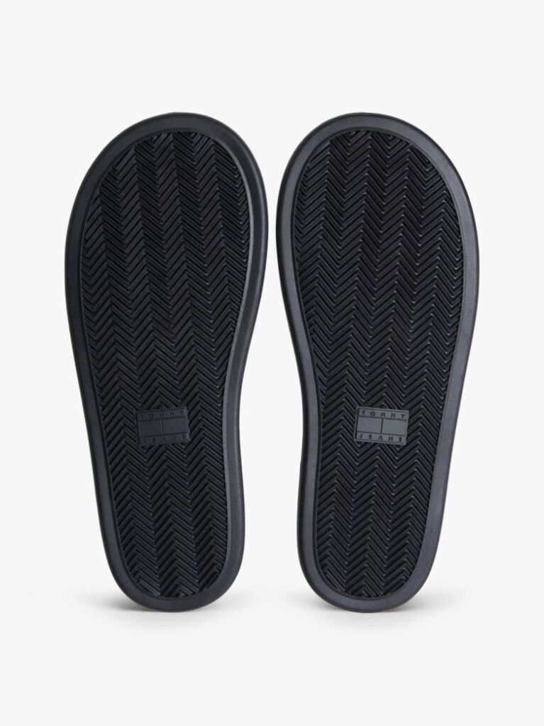 White Leather Padded Strap Slides  Women