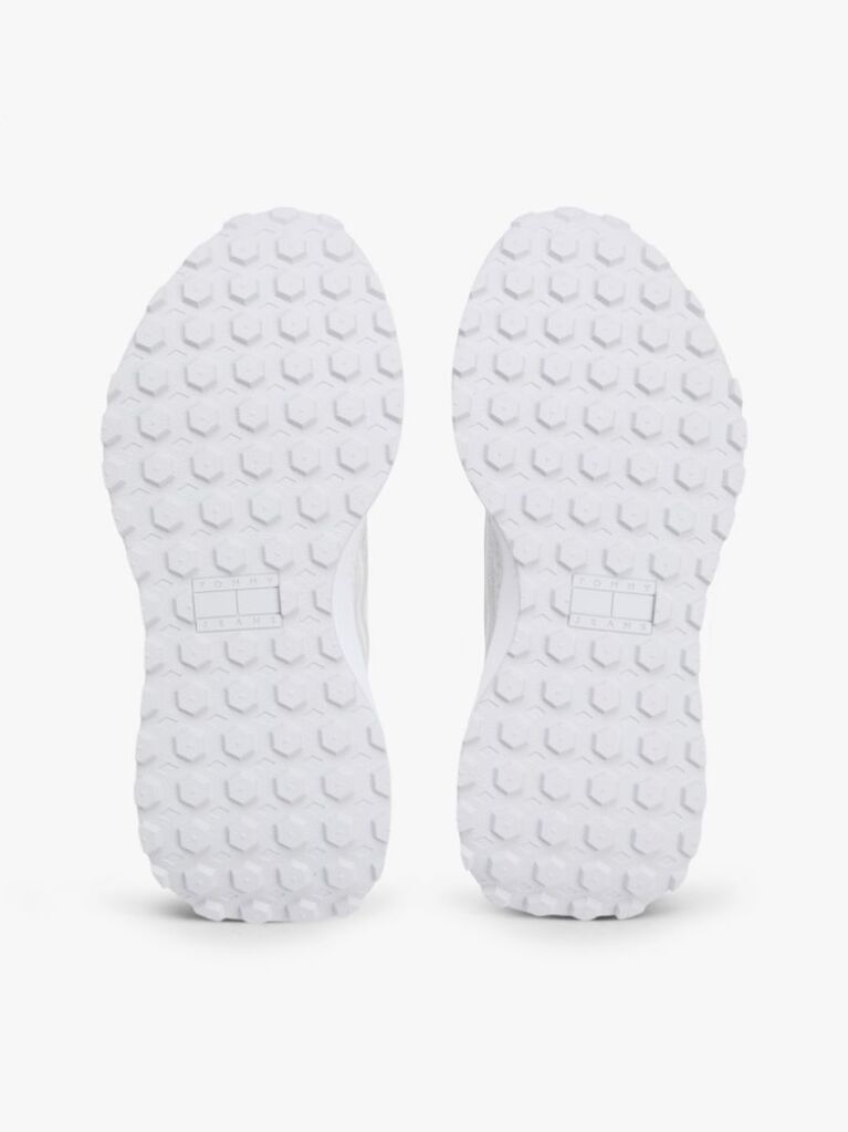 Άσπρο Sneakers Με Jacquard Πλέξη  Γυναίκες