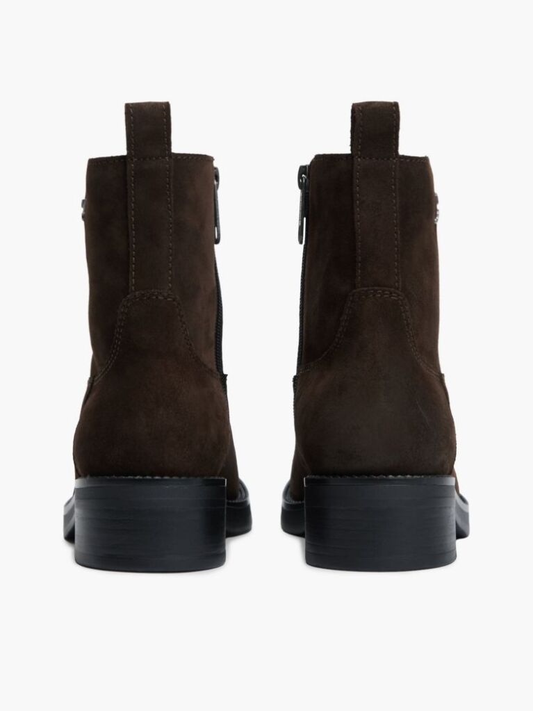 Brown Suede Soft Outsole Chelsea Boots  Women