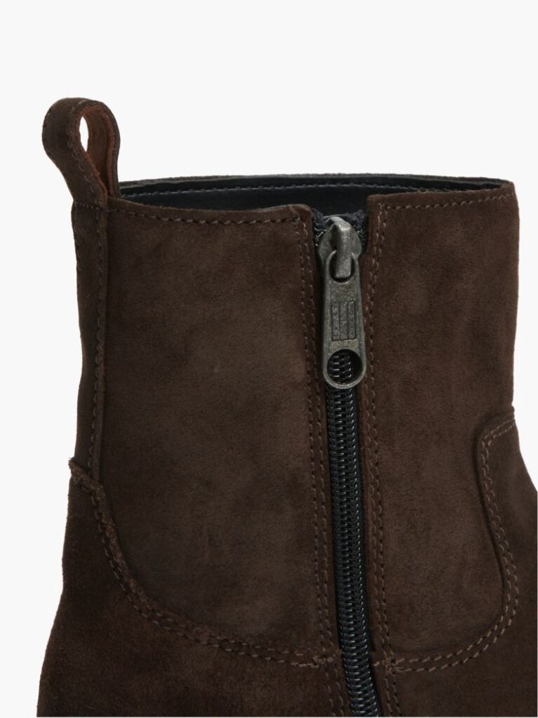 Brown Suede Soft Outsole Chelsea Boots  Women