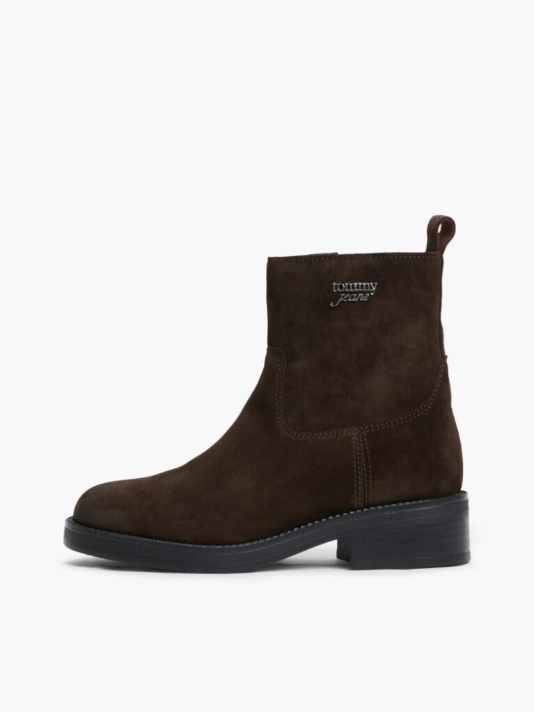Brown Suede Soft Outsole Chelsea Boots  Women