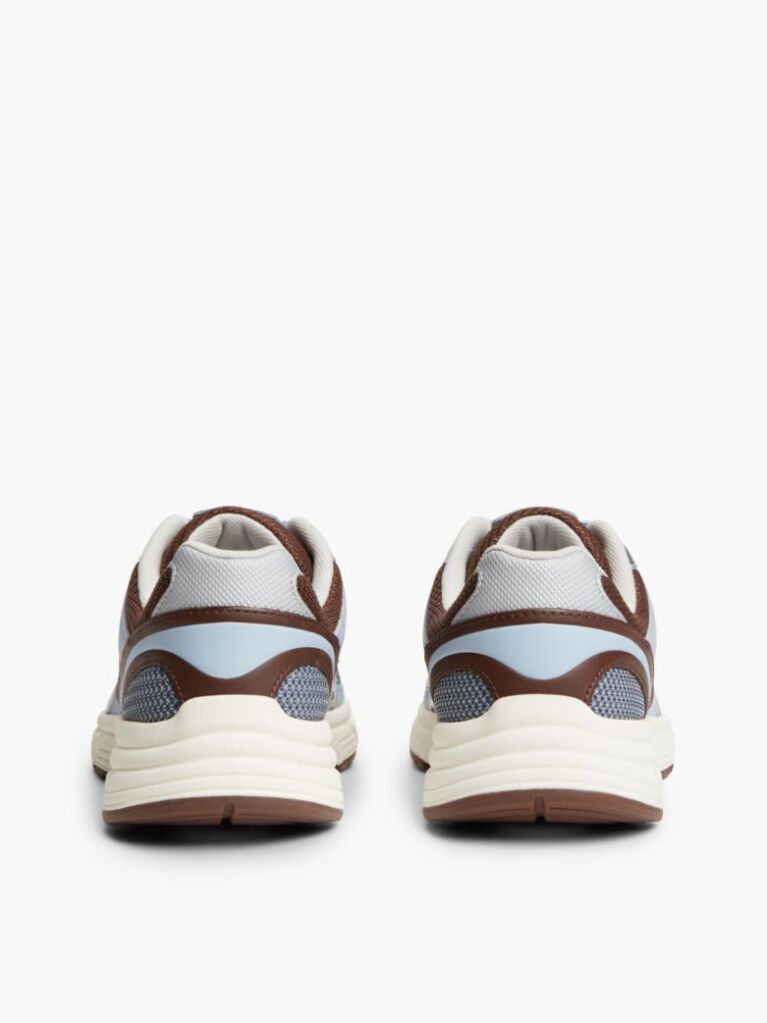Multi Logo Mixed Texture Sneakers  Women