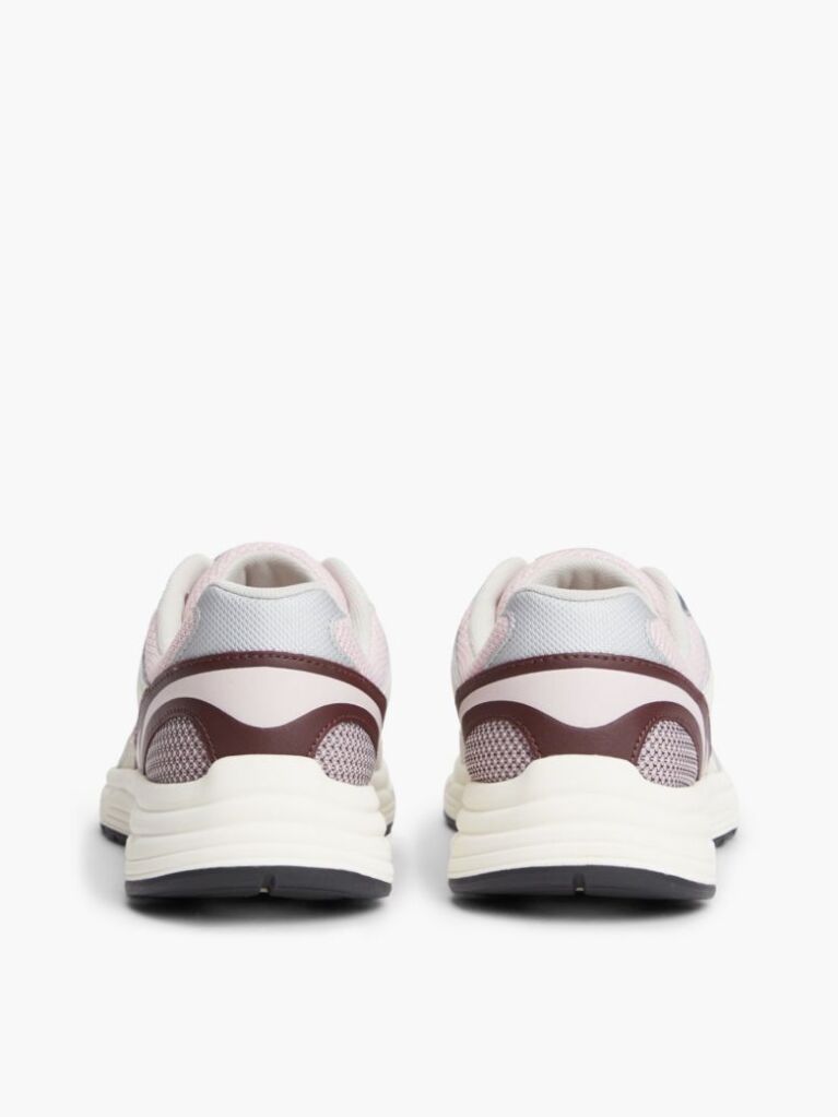 Multi Logo Mixed Texture Sneakers  Women