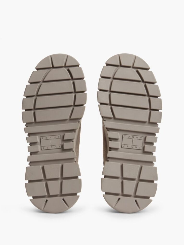 Brown Suede Logo Platform Sneakers  Women