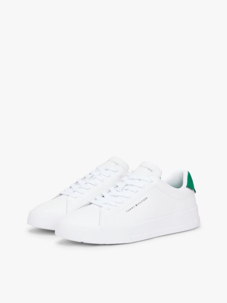 Άσπρο Sneakers Με Ανάγλυφο Φινίρισμα  Άνδρες