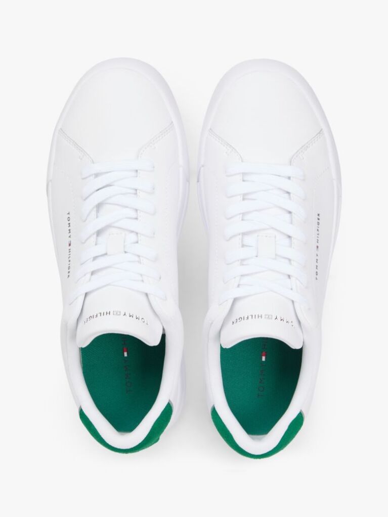 Άσπρο Sneakers Με Ανάγλυφο Φινίρισμα  Άνδρες