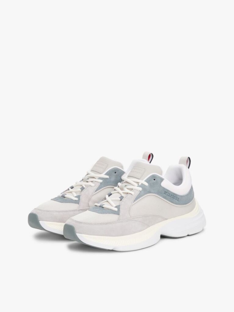 Γκρι Μοντέρνα Sneakers Με Υφή Σε Αντίθεση  Άνδρες