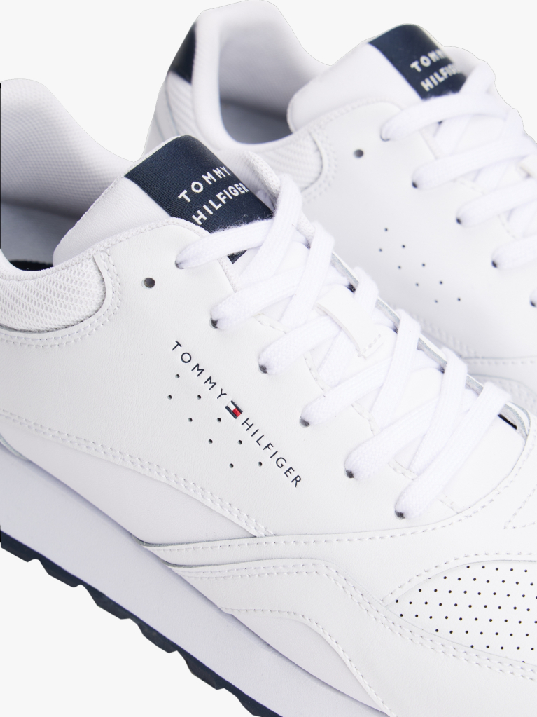 Άσπρο Sneakers Με Λογότυπο  Άνδρες