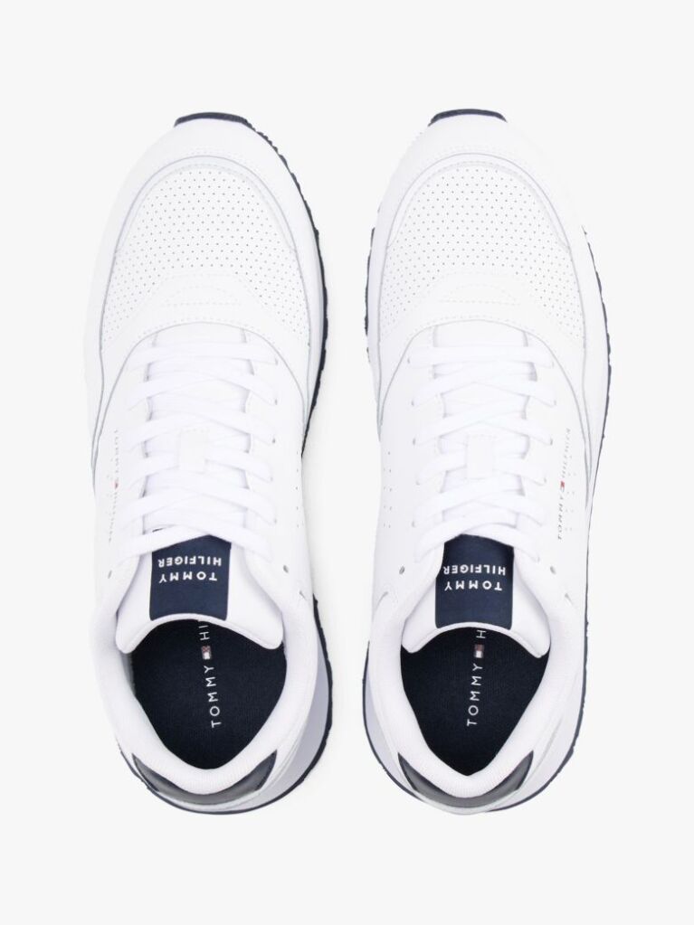 Άσπρο Sneakers Με Λογότυπο  Άνδρες