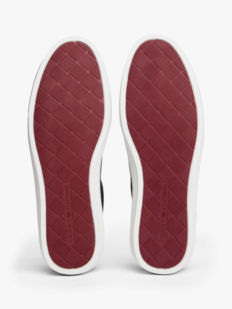 Μαύρο Δερμάτινα Sneakers  Άνδρες