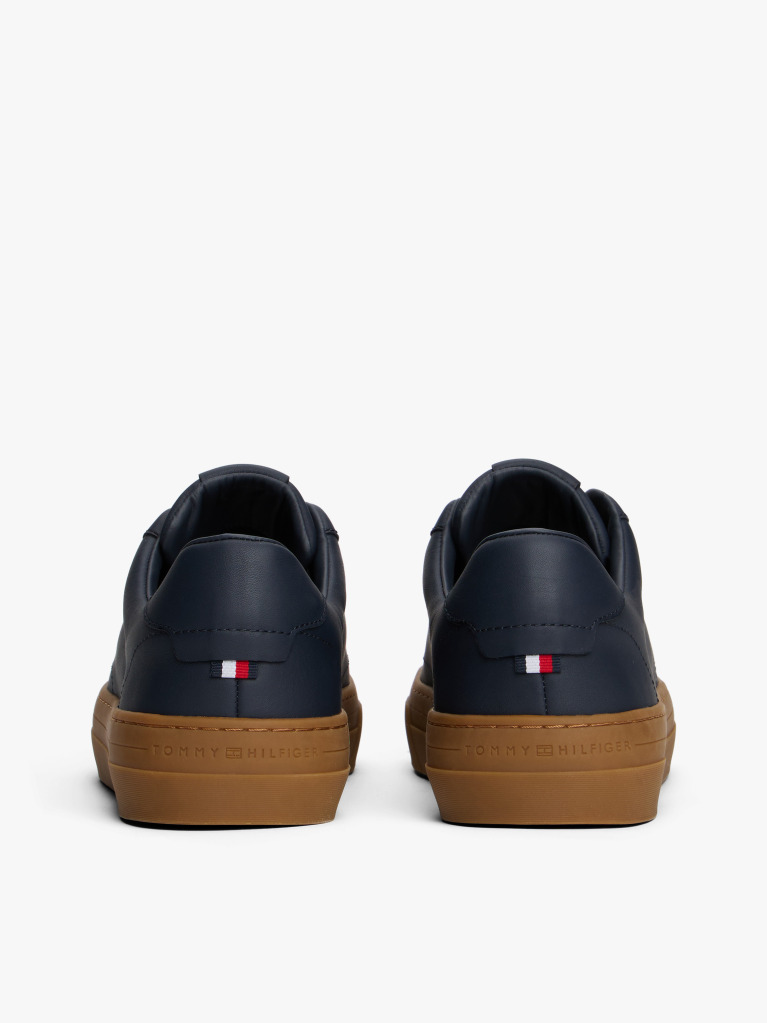 Μπλε Δερμάτινα Sneakers  Άνδρες