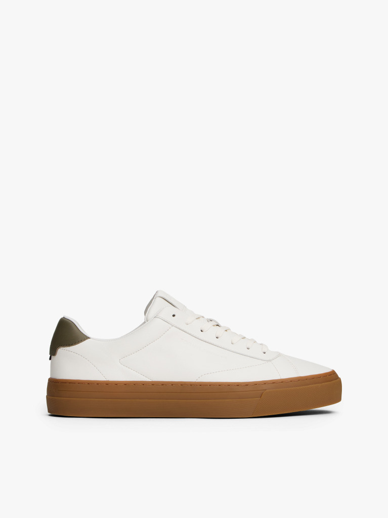 Μπεζ Δερμάτινα Sneakers  Άνδρες