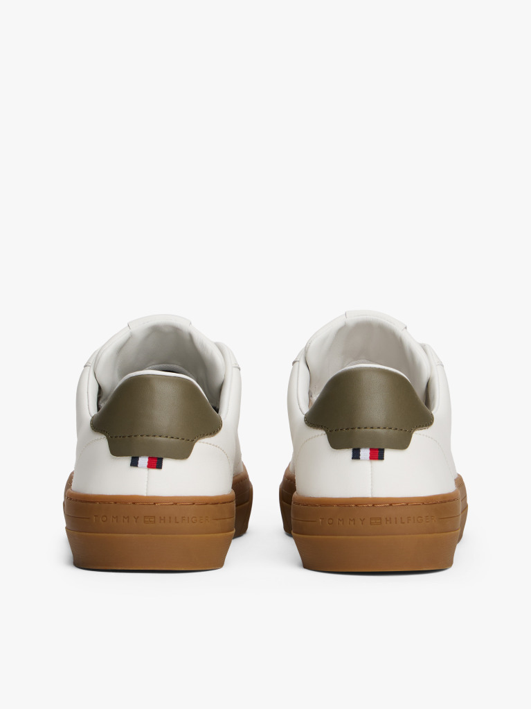 Μπεζ Δερμάτινα Sneakers  Άνδρες