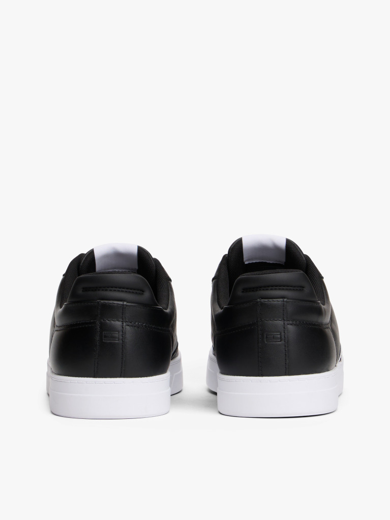 Black Icon Signature Tape Court Trainers  Men