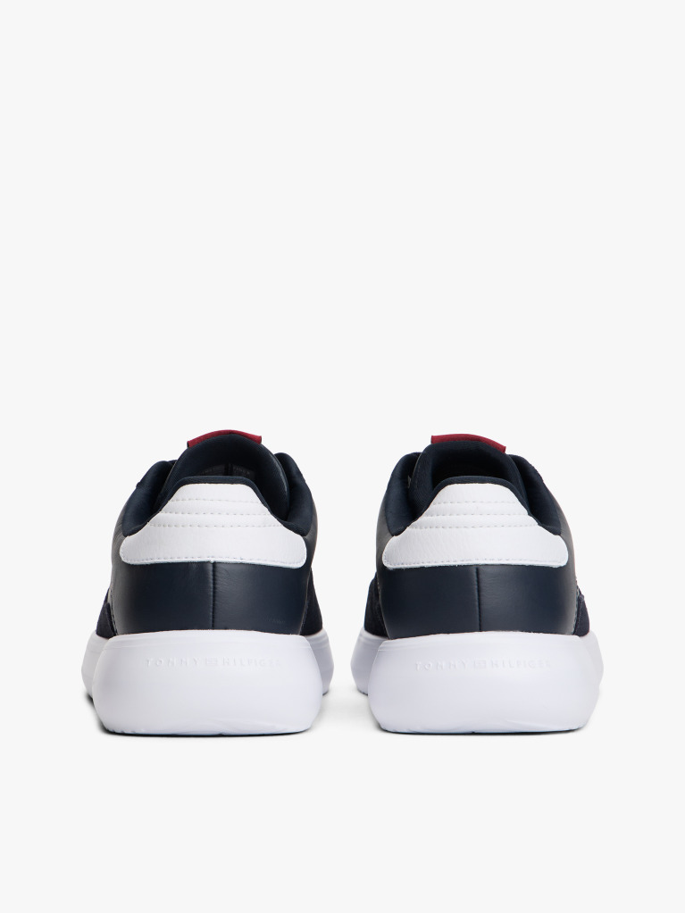 Μπλε Δερμάτινα Sneakers  Άνδρες