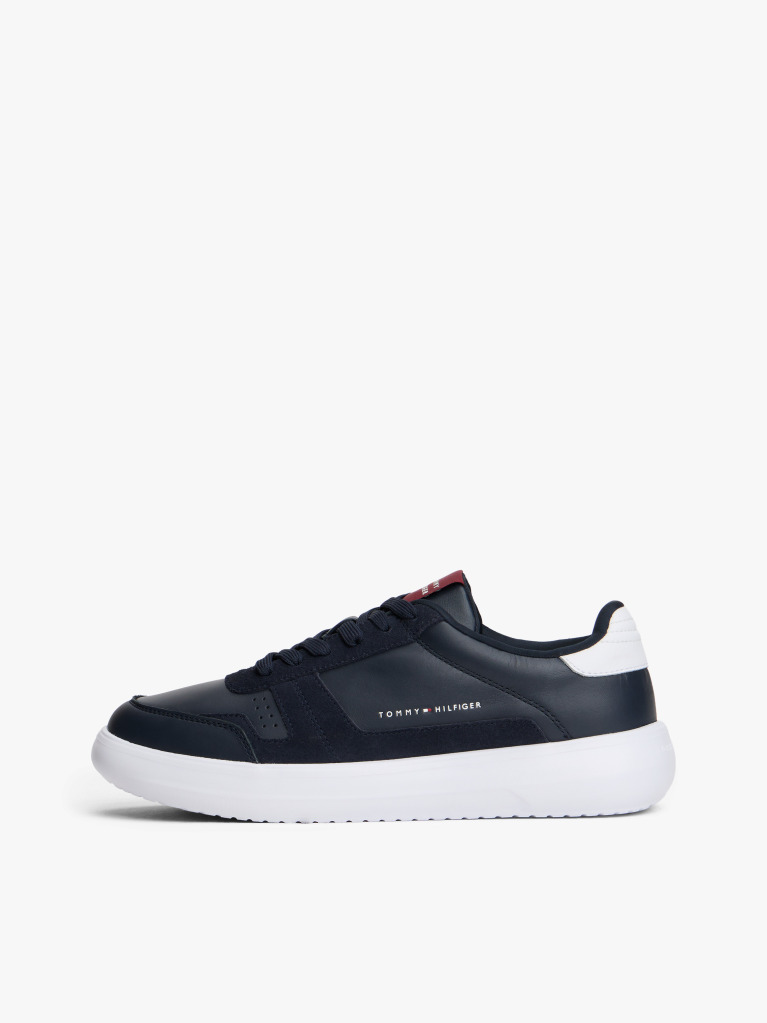 Μπλε Δερμάτινα Sneakers  Άνδρες