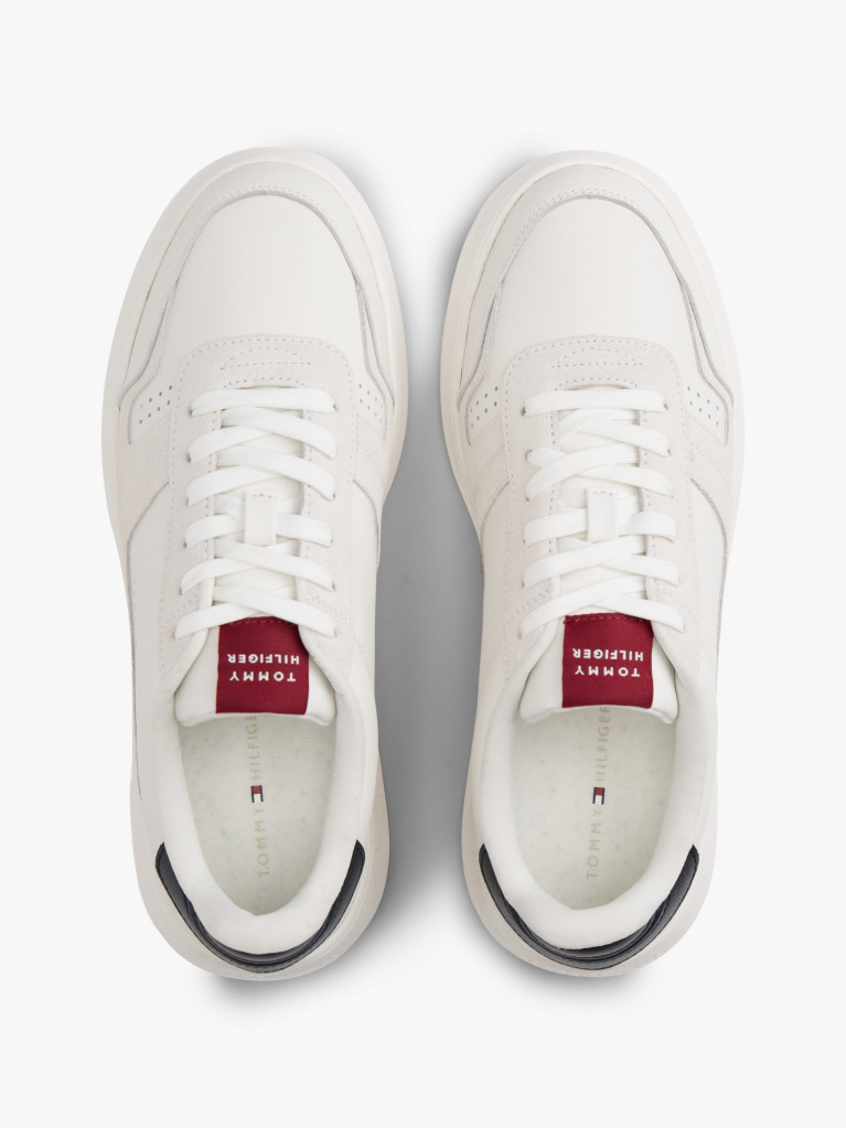 Μπεζ Δερμάτινα Sneakers  Άνδρες