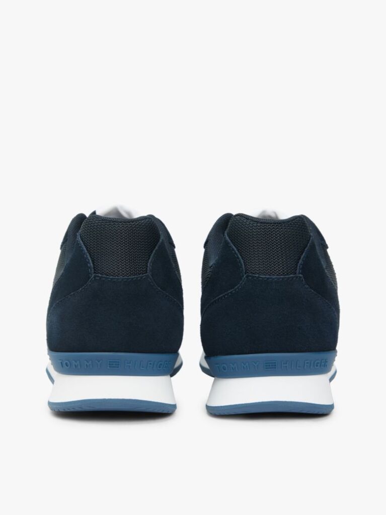 Μπλε Sneakers Με Μίξη Υφών Και Σουέτ  Άνδρες