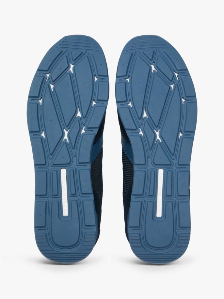 Μπλε Sneakers Με Μίξη Υφών Και Σουέτ  Άνδρες