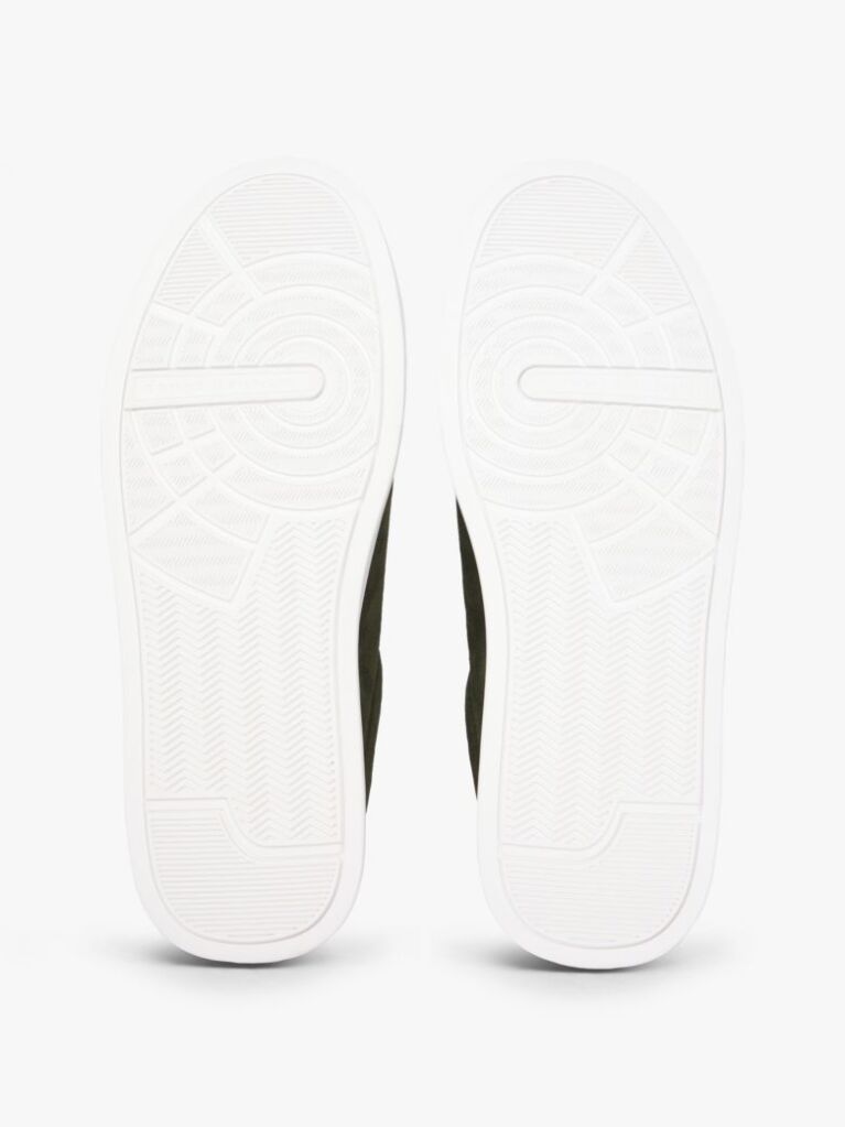 Πράσινο Σουέτ Sneakers Με Ανάγλυφο Λογότυπο  Άνδρες