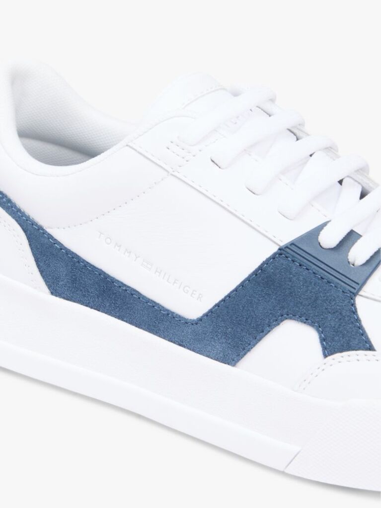 Multi Δερμάτινα Sneakers Με Πάνελ Σε Αντίθεση  Άνδρες