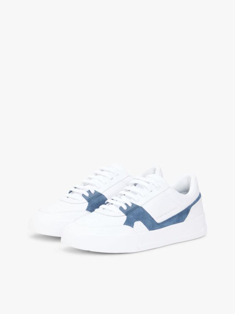 Multi Δερμάτινα Sneakers Με Πάνελ Σε Αντίθεση  Άνδρες