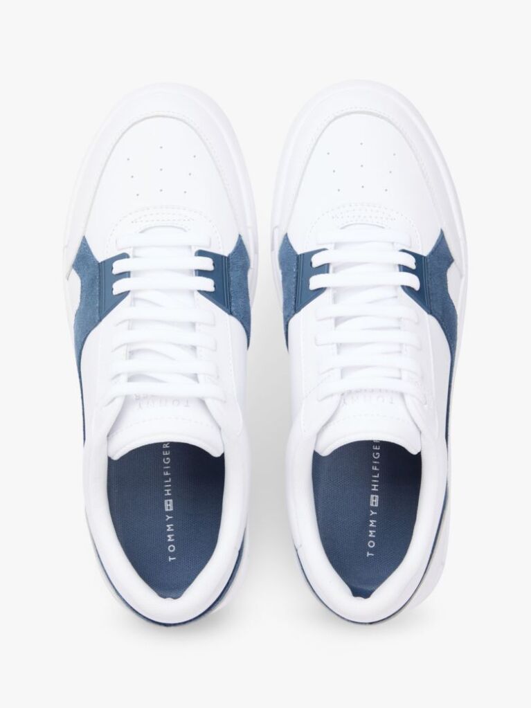 Multi Δερμάτινα Sneakers Με Πάνελ Σε Αντίθεση  Άνδρες