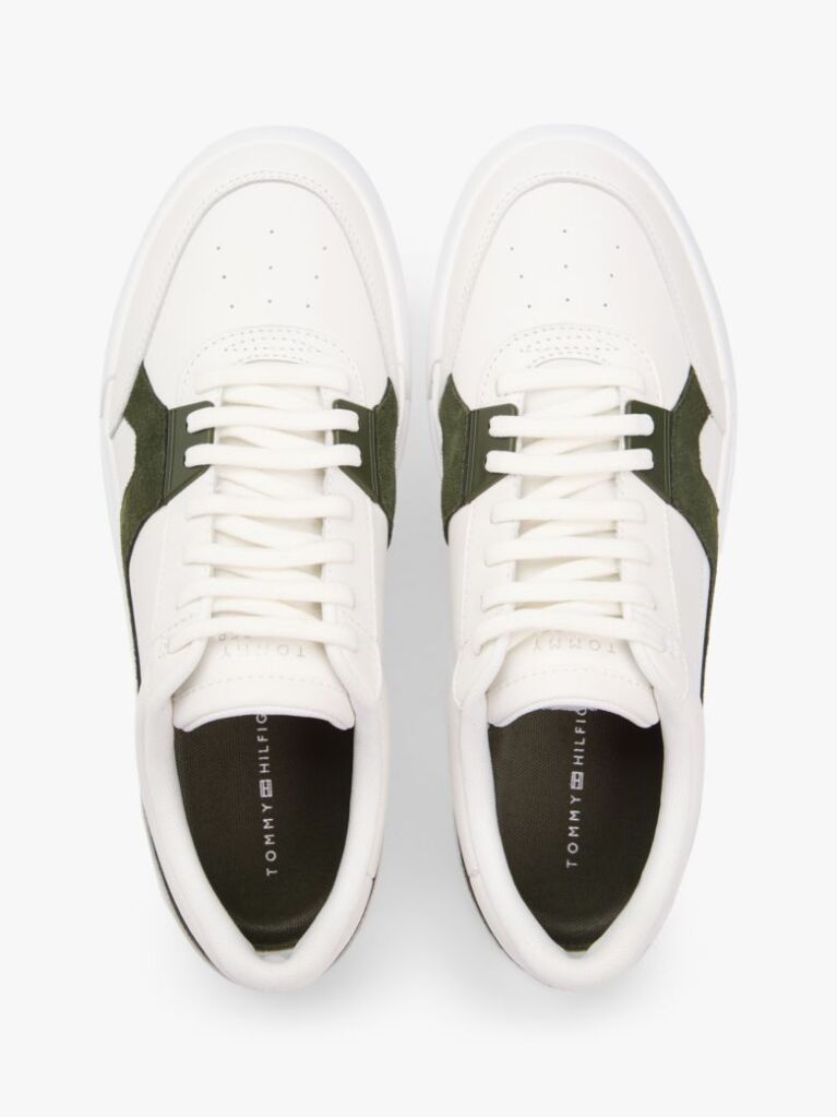 Multi Δερμάτινα Sneakers Με Πάνελ Σε Αντίθεση  Άνδρες