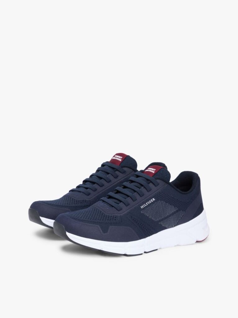 Μπλε Πλεκτά Sneakers Με Signature Λεπτομέρειες  Άνδρες