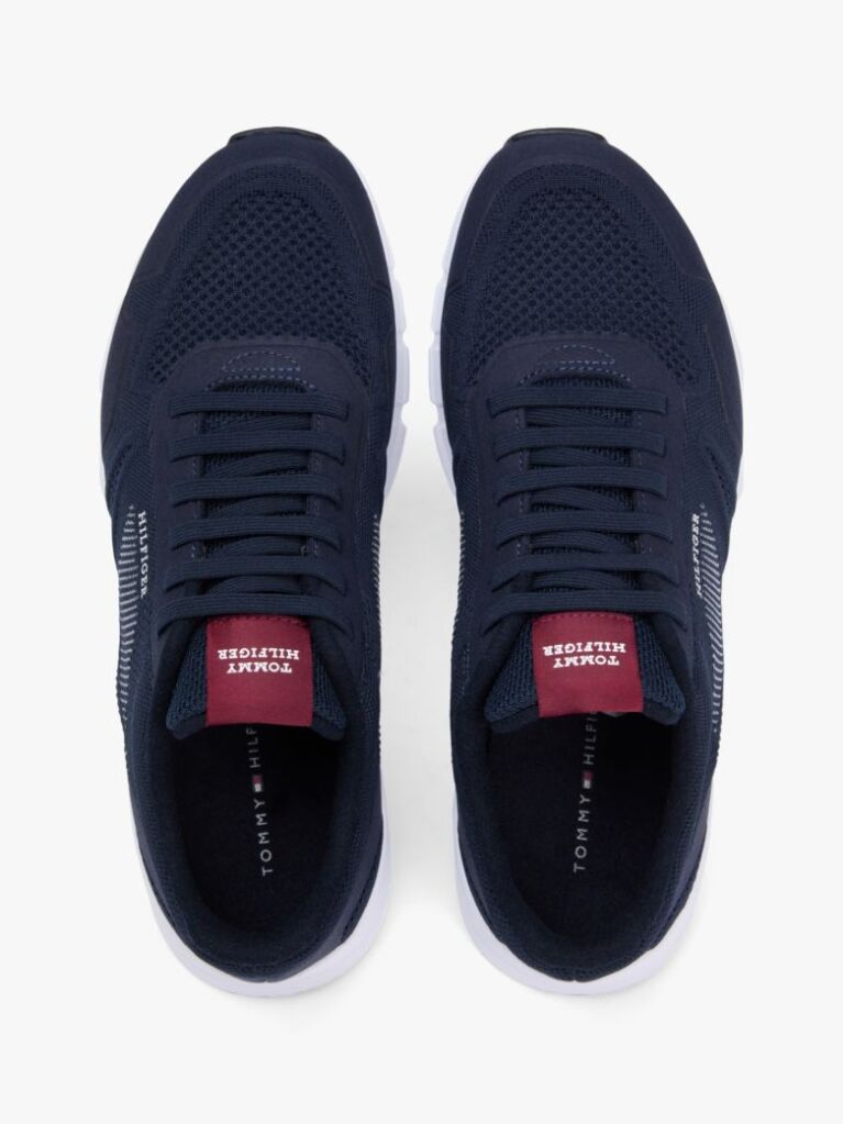 Μπλε Πλεκτά Sneakers Με Signature Λεπτομέρειες  Άνδρες