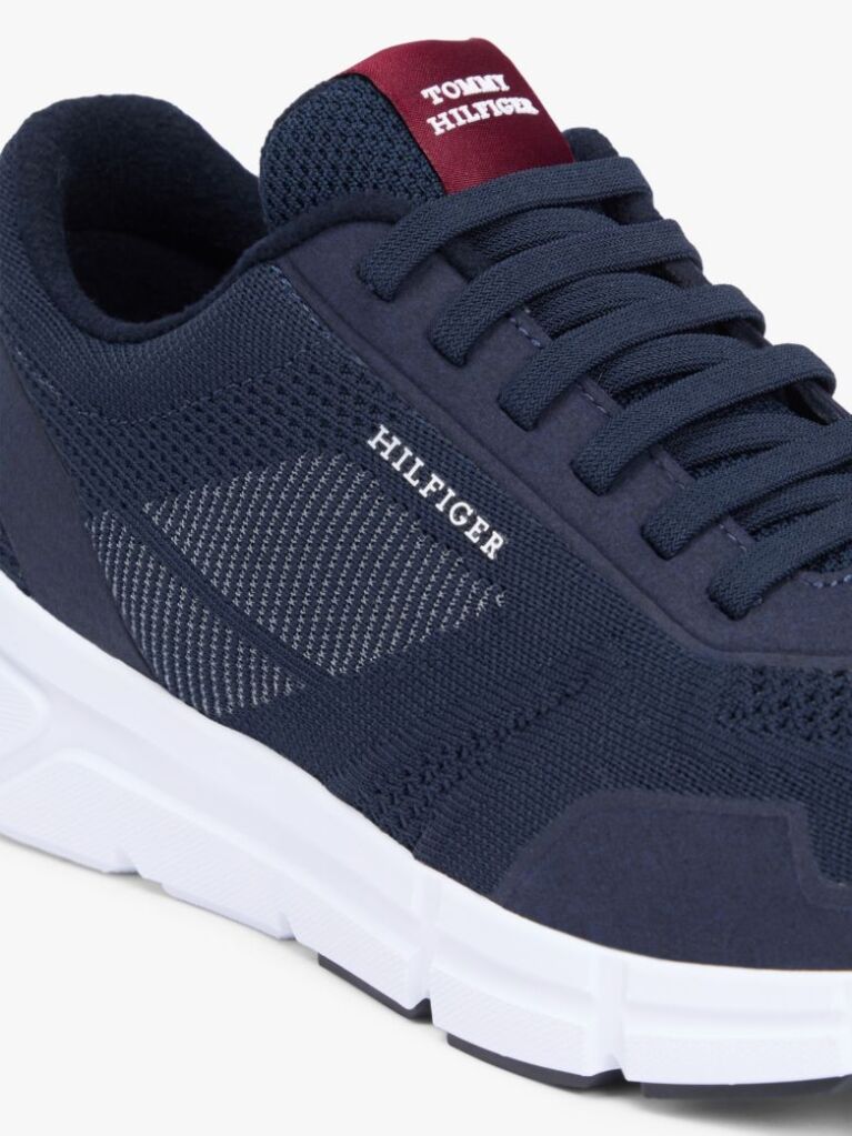 Μπλε Πλεκτά Sneakers Με Signature Λεπτομέρειες  Άνδρες