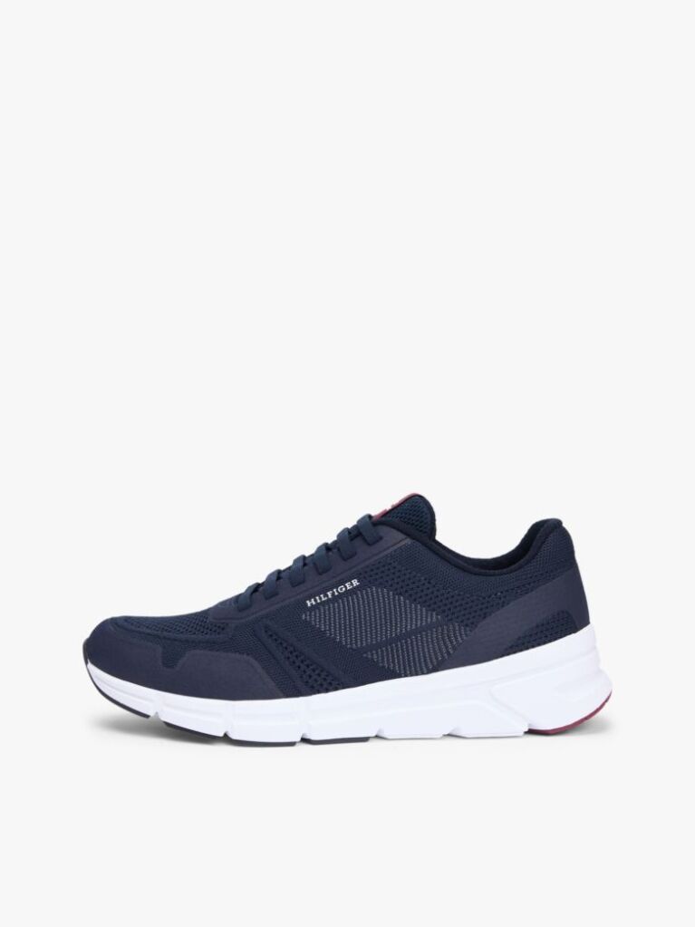 Μπλε Πλεκτά Sneakers Με Signature Λεπτομέρειες  Άνδρες