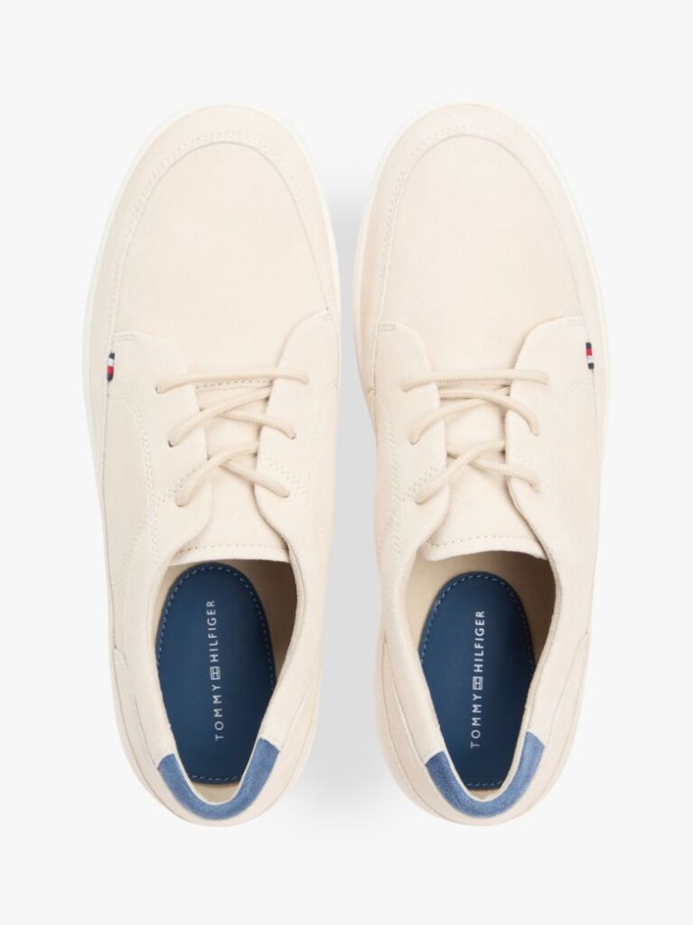 Beige Lightweight Suede Cupsole Hybrid Shoes  Men