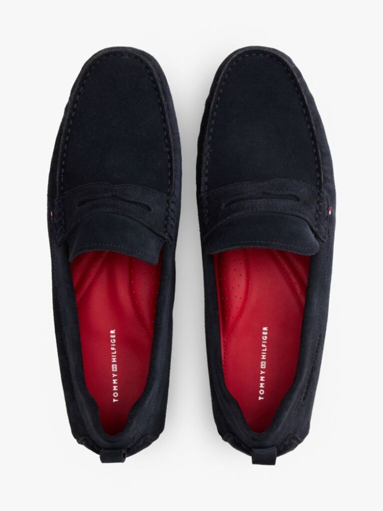 Blue Suede Cleat Driver Shoes  Men