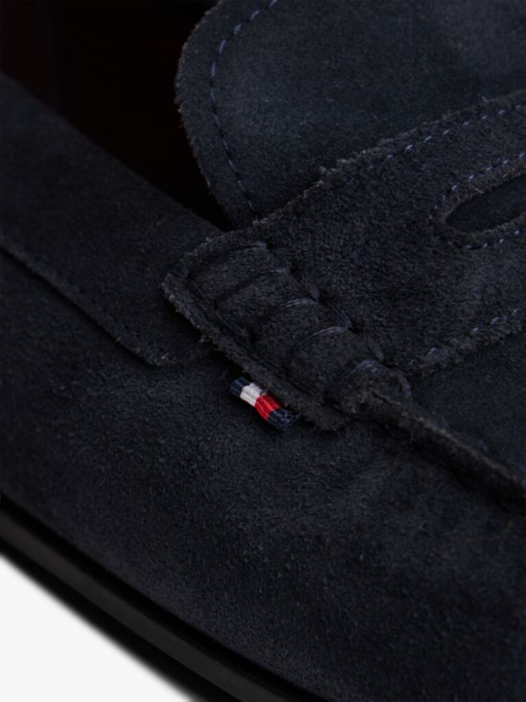 Blue Suede Cleat Driver Shoes  Men
