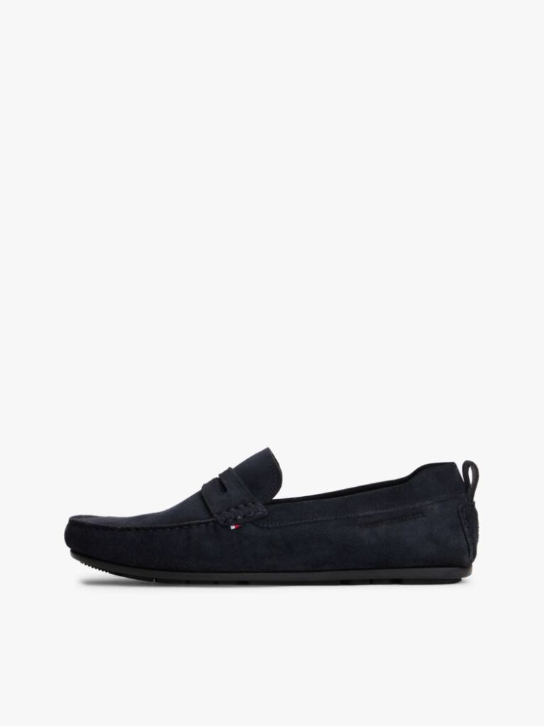 Blue Suede Cleat Driver Shoes  Men