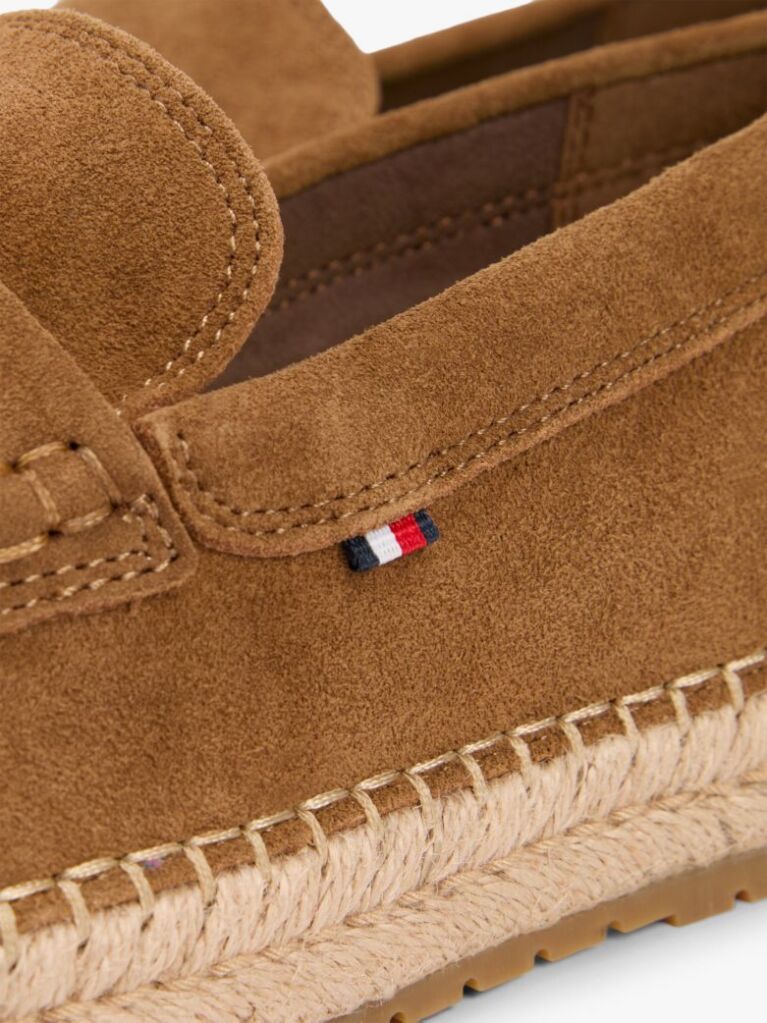Brown Suede Flexible Sole Espadrilles  Men