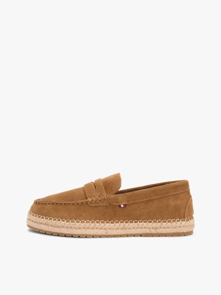 Brown Suede Flexible Sole Espadrilles  Men