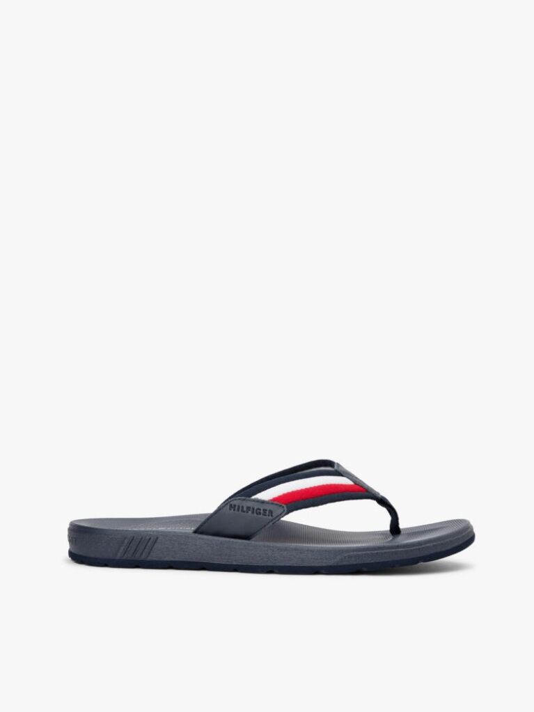 Multi Contoured Footbed Signature Tape Flip-Flops  Men