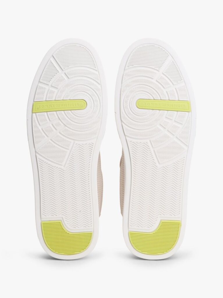 Μπεζ Δερμάτινα Sneakers Με Τρύπες Εξαερισμού  Άνδρες