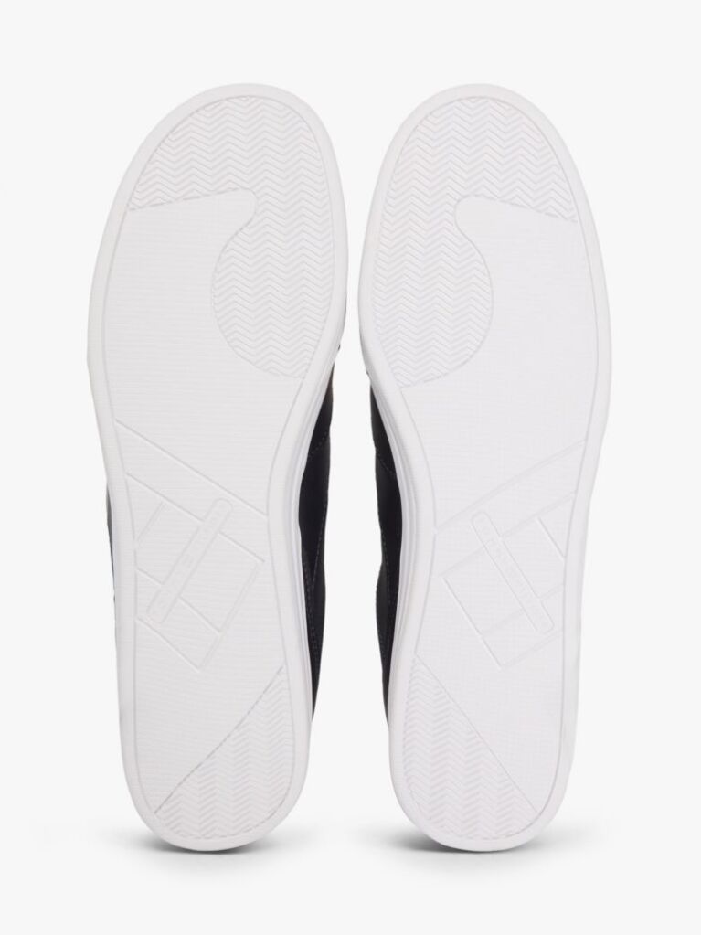 Μπλε Δερμάτινα Sneakers Με Αντίθεση Πίσω  Άνδρες