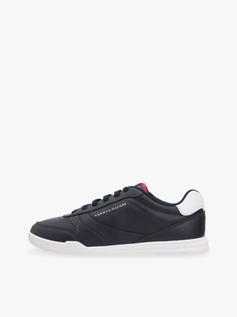 Μπλε Δερμάτινα Sneakers Με Αντίθεση Πίσω  Άνδρες