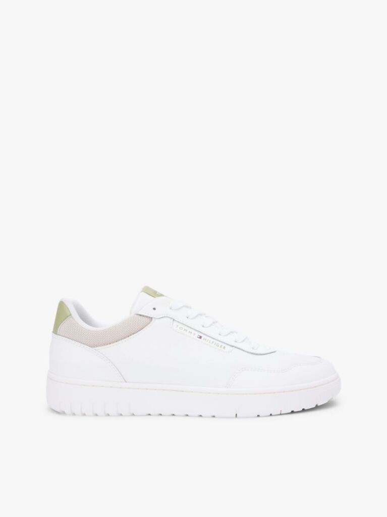 Άσπρο Δερμάτινα Sneakers Basketball  Άνδρες