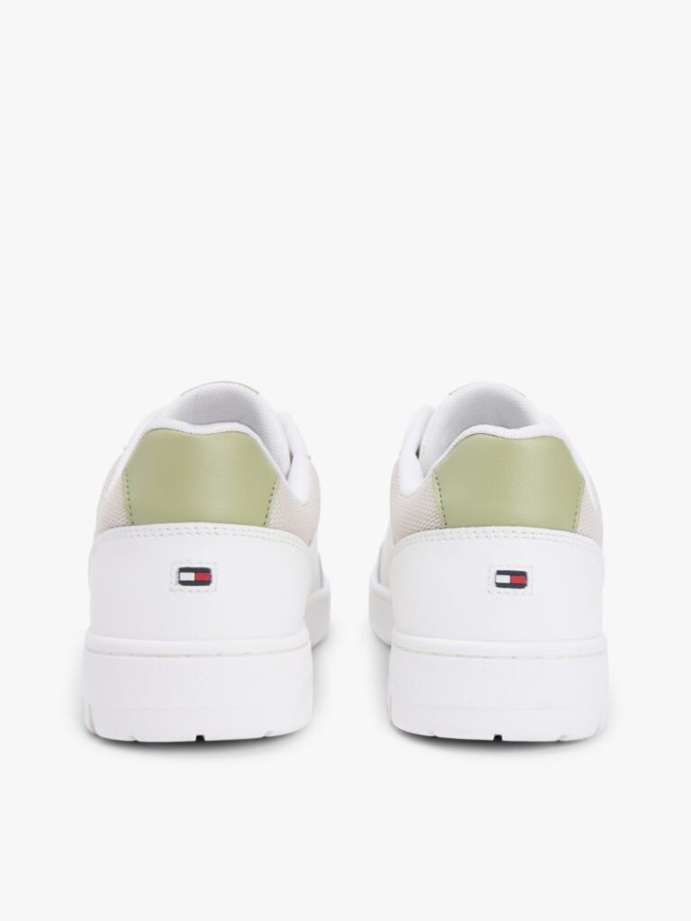 Άσπρο Δερμάτινα Sneakers Basketball  Άνδρες