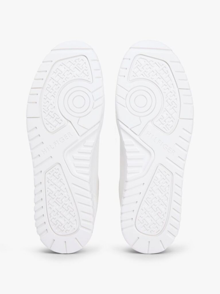 Άσπρο Δερμάτινα Sneakers Basketball  Άνδρες