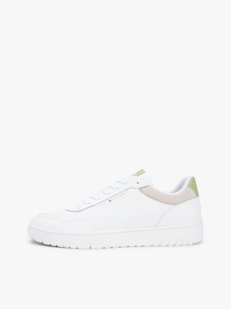 Άσπρο Δερμάτινα Sneakers Basketball  Άνδρες