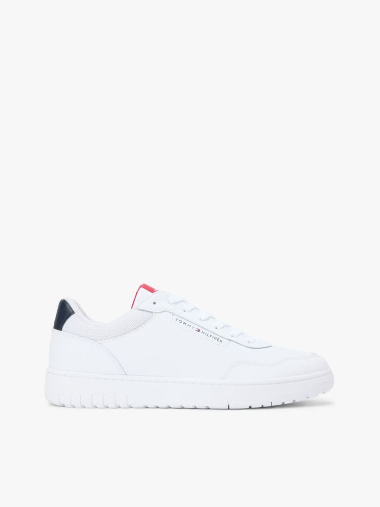 Άσπρο Δερμάτινα Sneakers Basketball  Άνδρες