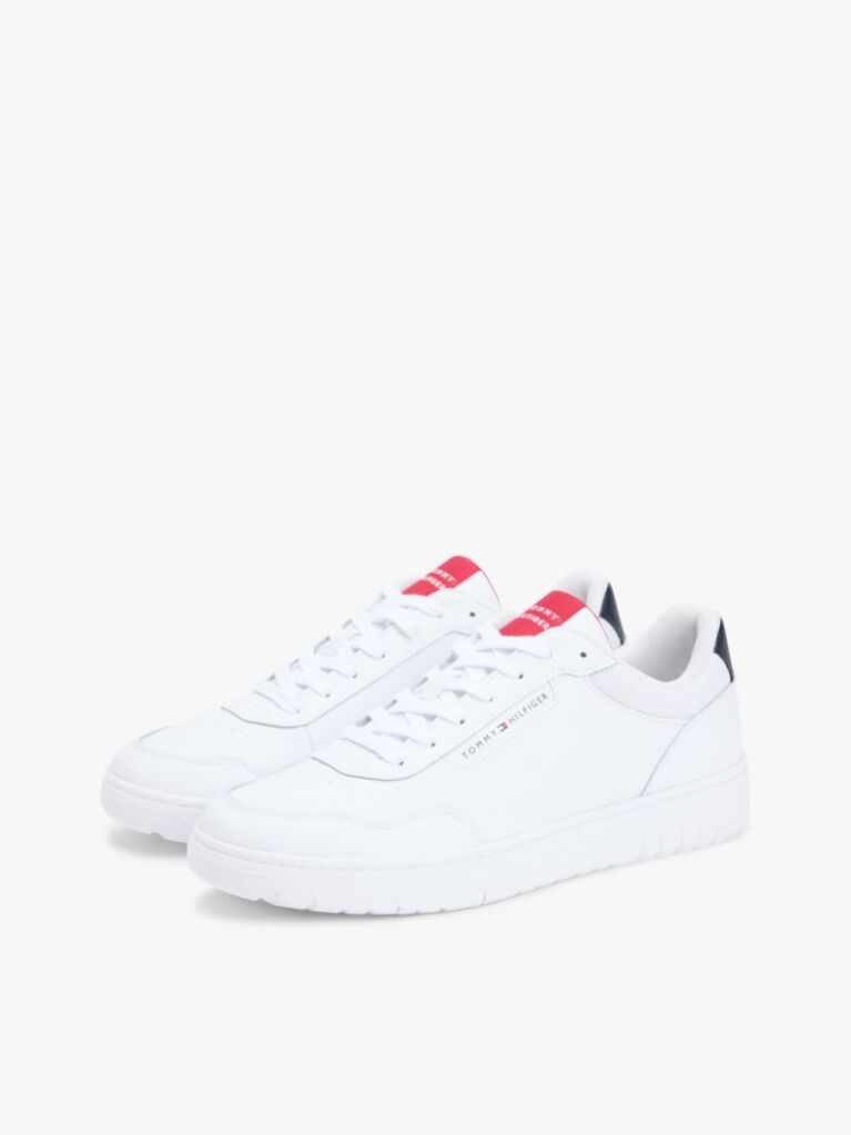 Άσπρο Δερμάτινα Sneakers Basketball  Άνδρες